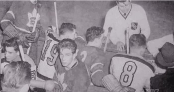 Un seul banc de pénalité pour les deux équipes jusqu'en 1963