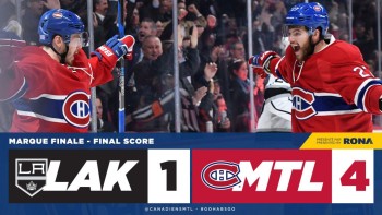 Kings vs Canadien 1-4