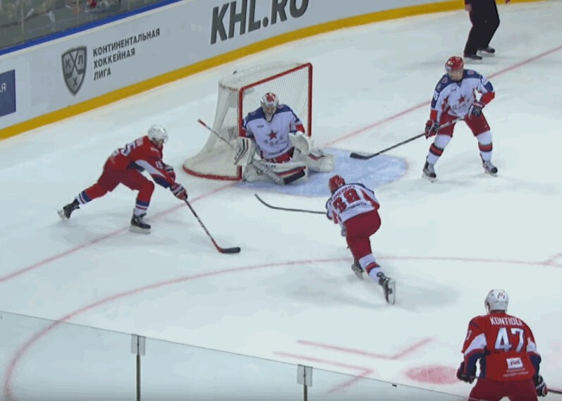 Un superbe autogoal en KHL