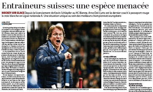 Entraîneurs suisses : une espèce menacée