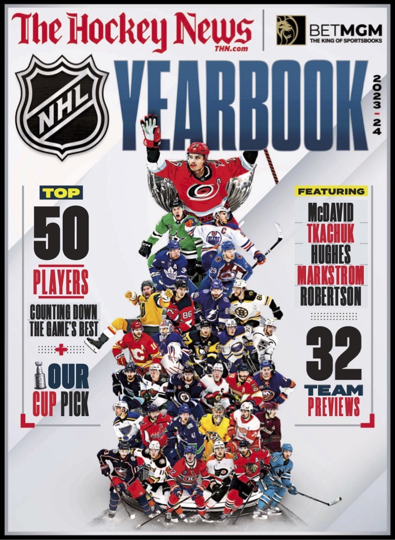 Une édition collector de The Hockey News