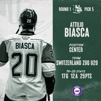 Import draft : les Suisses repêchés en Canadian Hockey League