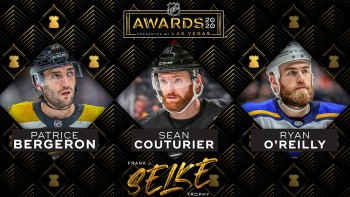 Bergeron, Couturier et O'Reilly élus finalistes du Trophée Selke