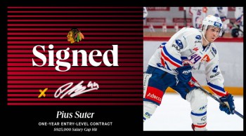 Le DG des Blackhawks s'attend à ce que Pius Suter joue en NHL dès l'entame de la prochaine saison