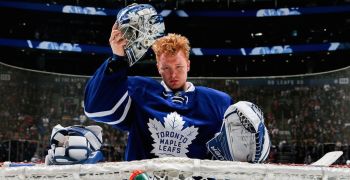 Le masque de Frederik Andersen pour terminer la saison