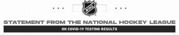 Les bulles de la NHL fonctionnent, avec aucun cas de coronavirus