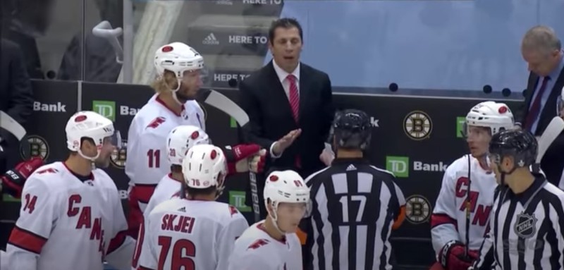 Les arbitres ont à nouveau testé la patience de Rod Brind'Amour