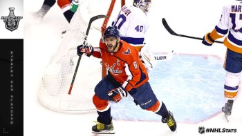 Alex Ovechkin grimpe au 20e rang des buteurs en play-off dans l'histoire de la NHL