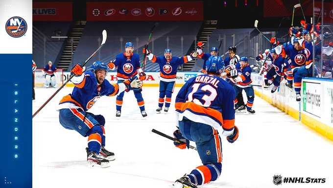 Plus jeunes joueurs des Islanders à marquer en prolongation lors des play-offs