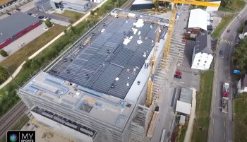 Un aperçu de l'avancée des travaux de la patinoire d'Ajoie