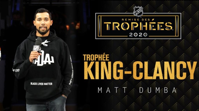Matt Dumba remporte le trophée King-Clancy