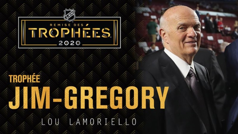 Lou Lamoriello remporte le titre de DG de l'année