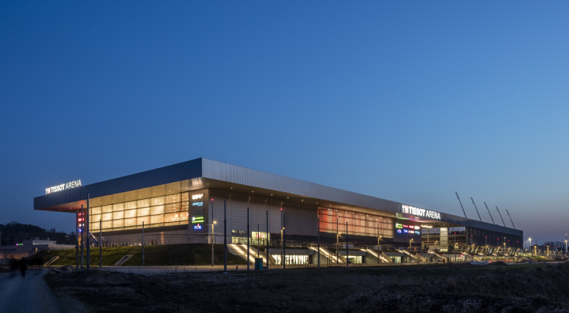 La Tissot Arena conservera son nom au moins jusqu'en 2025
