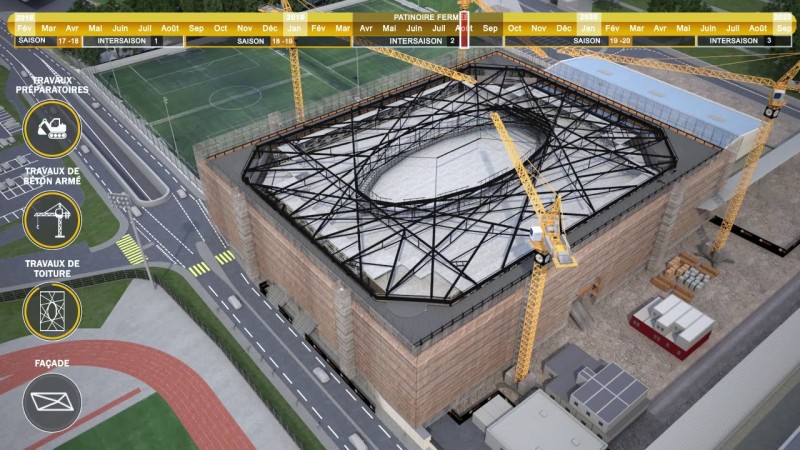 Intéressante vidéo sur les rénovations apportées à la BCF Arena