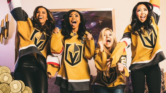 Les Golden Knights de Vegas se parent d'or scintillant