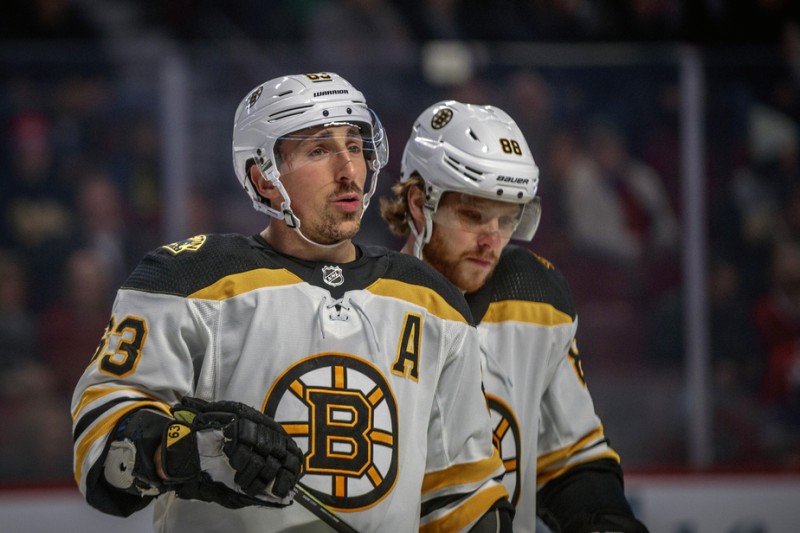 David Pastrnak et Brad Marchand devraient manquer le début de la prochaine saison