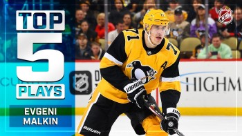 Les 5 plus beaux jeux d'Evgeni Malkin la saison passée