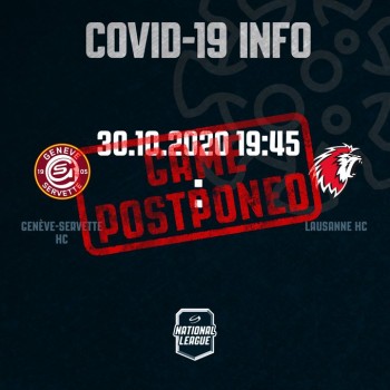 Genève-Servette en quarantaine préventive, le match contre Lausanne reporté
