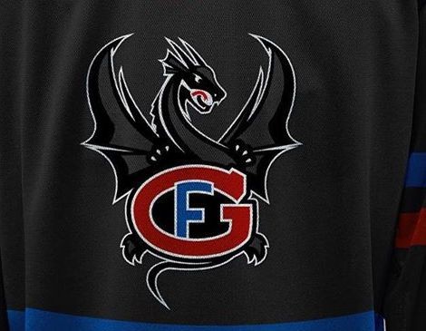 Un concept d'artiste de trois nouveaux maillots pour Fribourg-Gottéron
