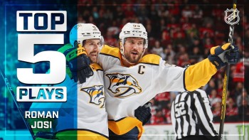 Top 5 des plus beaux jeux de Roman Josi la saison écoulée