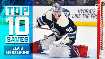 Les 10 plus beaux arrêts d'Elvis Merzlikins la saison passée