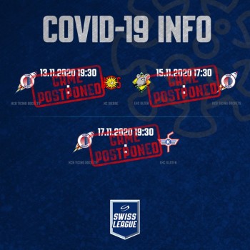 Deux cas positifs du côté des Ticino Rockets