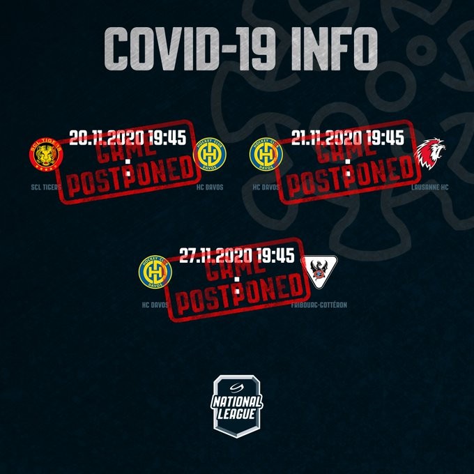 5 membres du HC Davos testés positifs