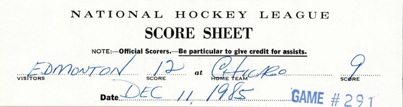 Un match de NHL à 21 buts il y a tout juste 35 ans