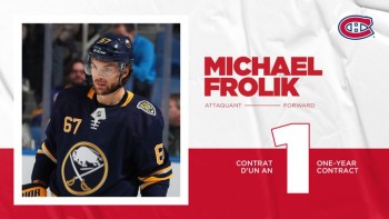 Michael Frolik rejoint Montréal