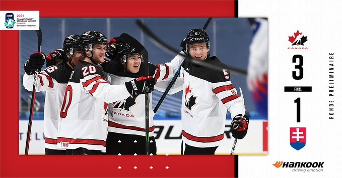 Le Canada se fait peur face à la Slovaquie, les Tchèques battent la Russie