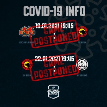 Deux autres matchs du CP Berne renvoyés