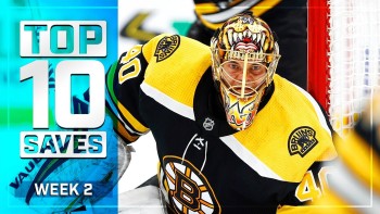 Les 10 plus beaux arrêts de cette seconde semaine de NHL
