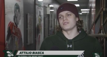 Attilio Biasca s'exprime avant de faire ses débuts en LHJMQ ce soir