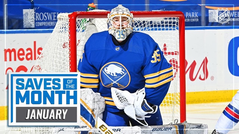 Les plus beaux arrêts du mois écoulé en NHL