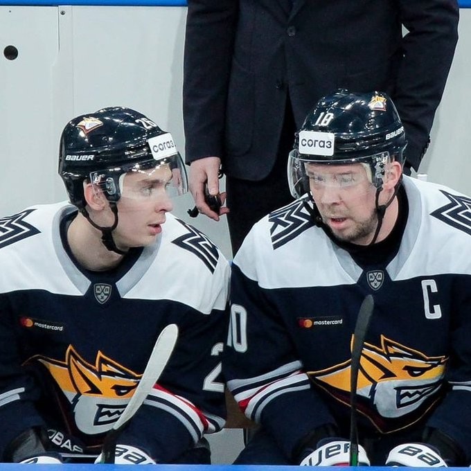 KHL : Sergey Mozyakin a joué avec son fils