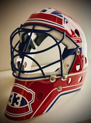 Une superbe réplique d'un célèbre masque de Patrick Roy
