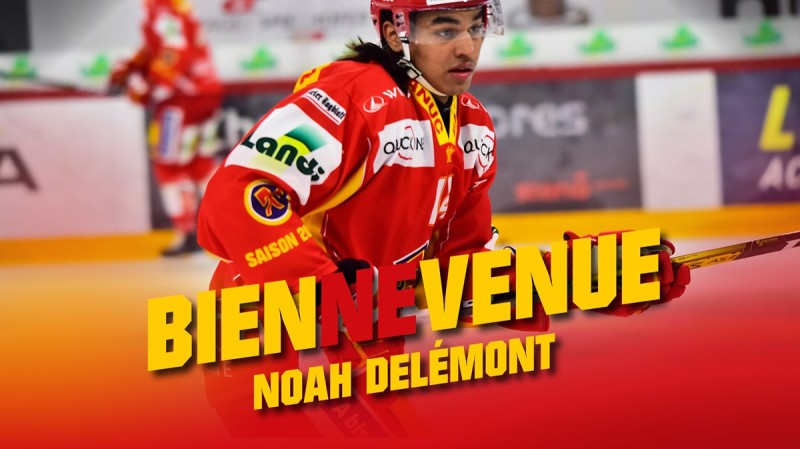Noah Delémont poursuivra sa carrière au HC Bienne