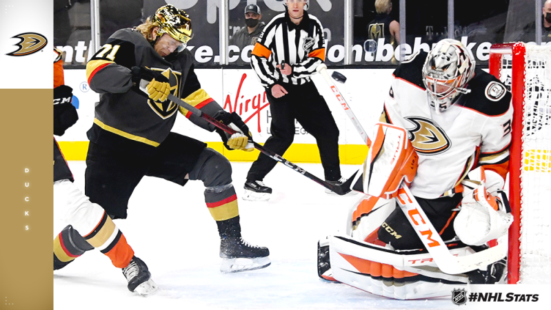 John Gibson dépasse une marque de Jonas Hiller