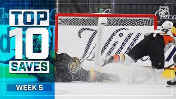 Les plus beaux arrêts de la dernière semaine de NHL