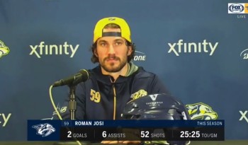 Roman Josi s'exprime après la nouvelle défaite des Predators