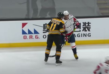 Alex Ovechkin auteur d'un geste plus que douteux