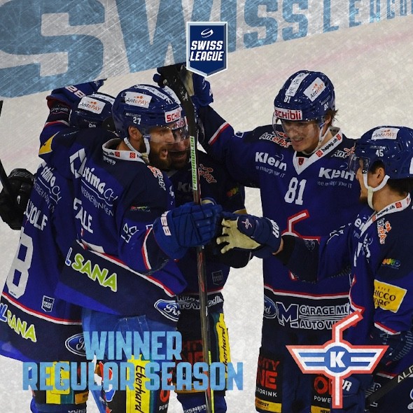 Kloten remporte le championnat régulier de Swiss League