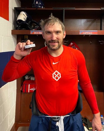 Alex Ovechkin passe la barre des 1'300 points en NHL