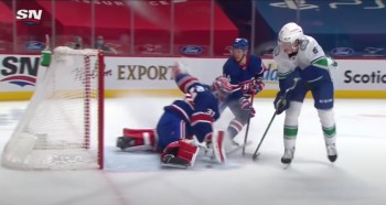 Braden Holtby et Carey Price au sommet de leur art lors de la prolongation entre les Canucks et les Habs