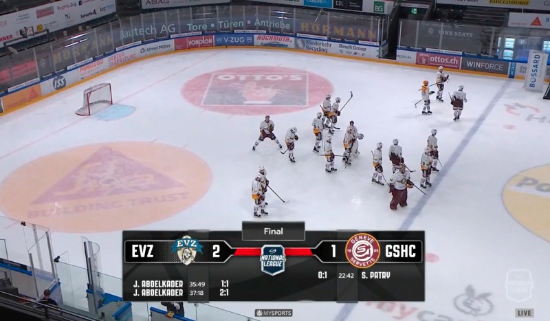 Zoug remporte la saison régulière de National League