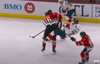 Une charge dantesque de Nikita Zadorov sur Patric Hornqvist