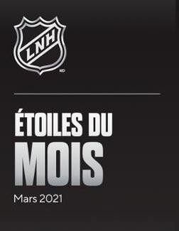 Les étoiles du mois de mars en NHL