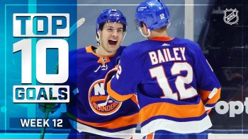 Top 10 des buts de la semaine écoulée en NHL