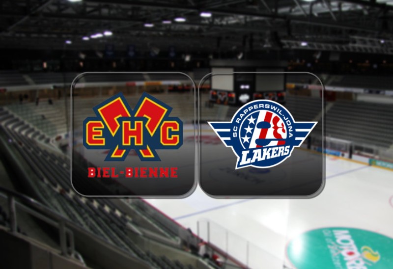 Formation des équipes et joueurs indisponibles pour le match Bienne vs Rapperswil