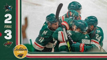 Le Wild prend le meilleur sur les Sharks